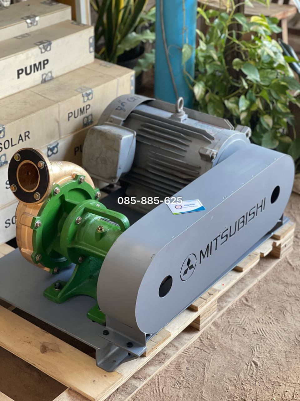 ក្បាលN10 ប្រើសូឡាបូមលើគោក ម៉ូទ័រអូស20សេះ Mitsubishi