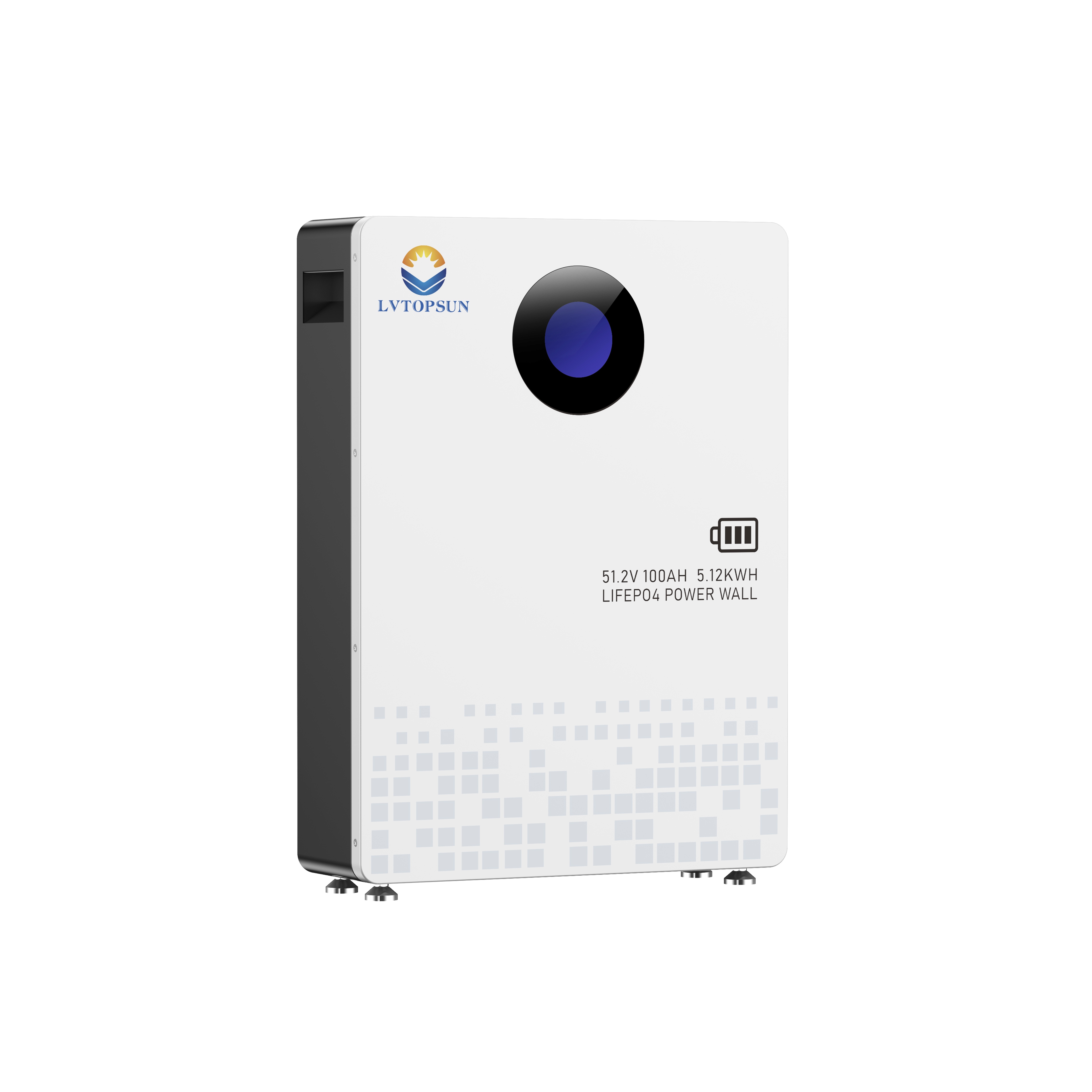 អាគុយលីស្យូម 5.12kWh, 51.2V, 100Ah LifePO4 Battery (LVTS-512100)