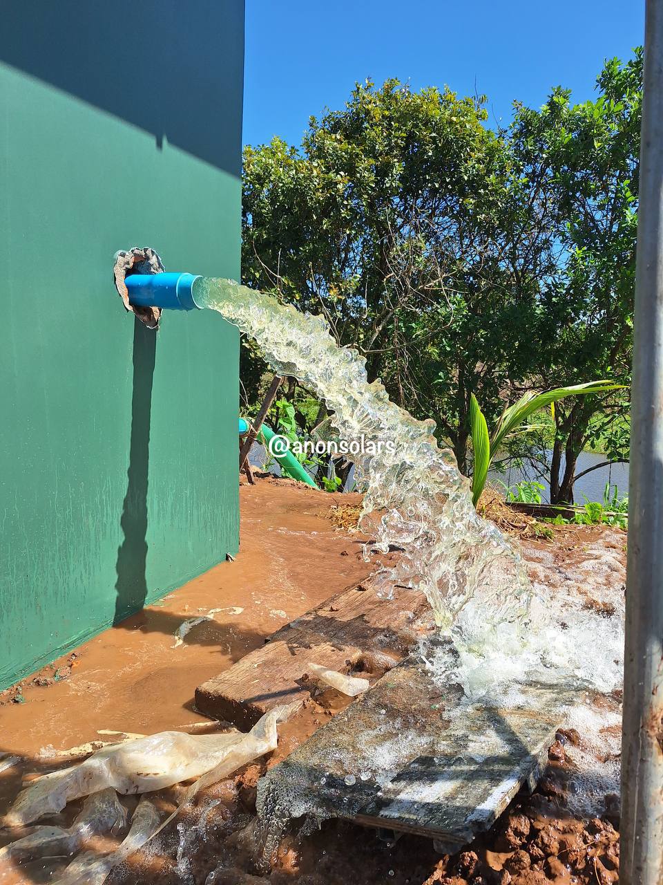 ២សេះបូមលើ កម្ពស់17m_45m³/h ឈុតម៉ូទ័រសូឡាសុទ្ធទុយោ80