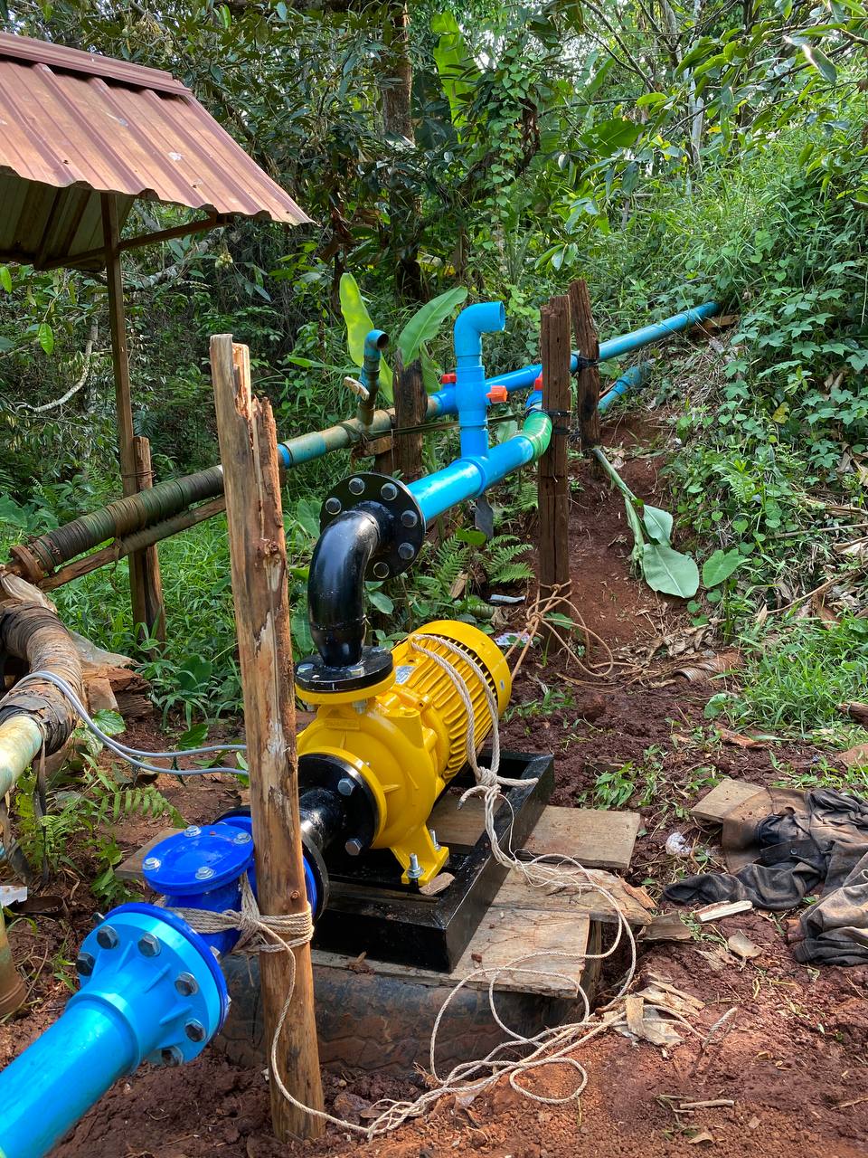 Super Pump 10HP(7.5kW) 380-440VAC, 3Ph, 2POLE លើគោកទុយោ2"*2"  (WCL-7505FT)